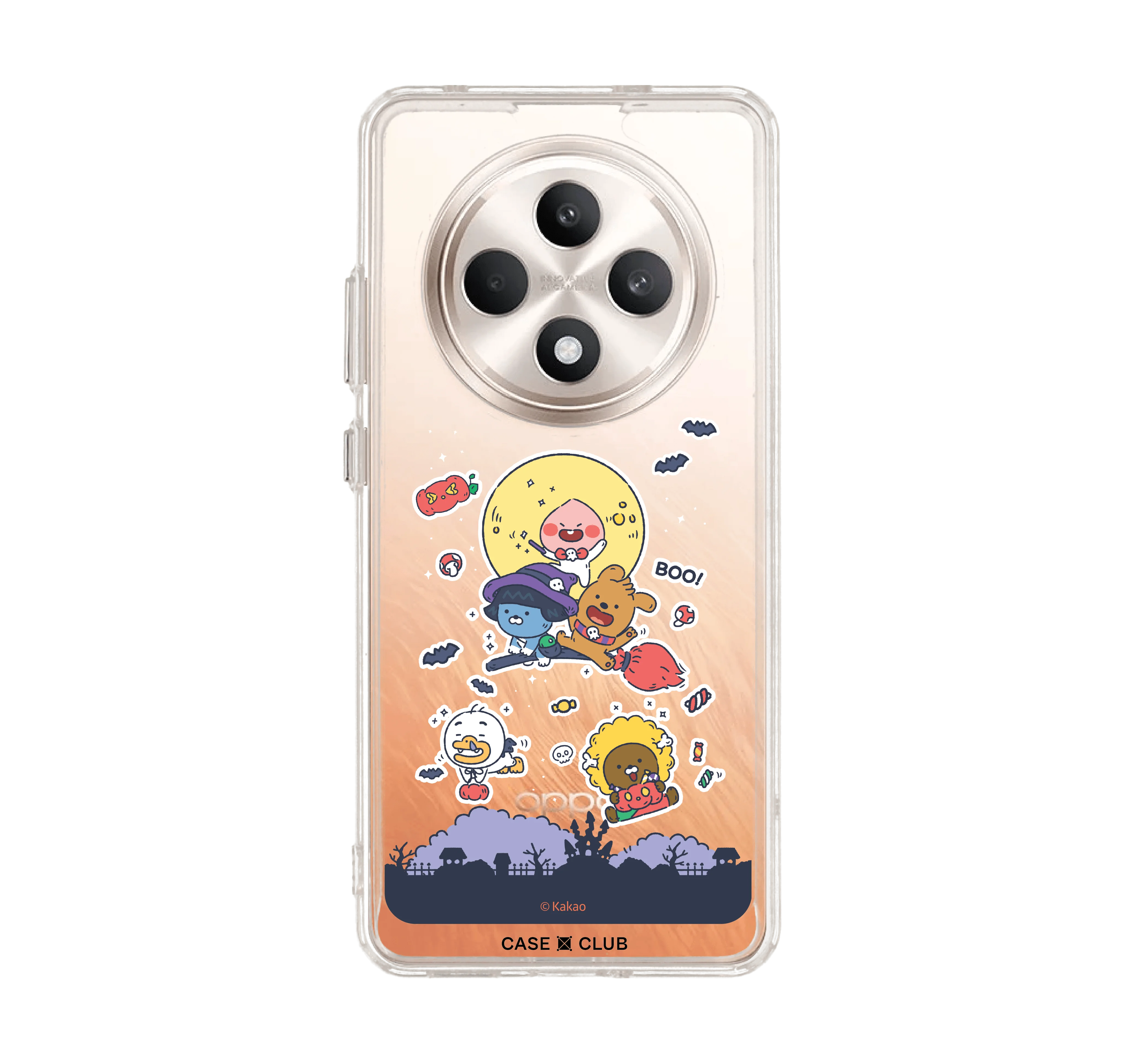 เคสใส oppo reno 12f kakao the moon
